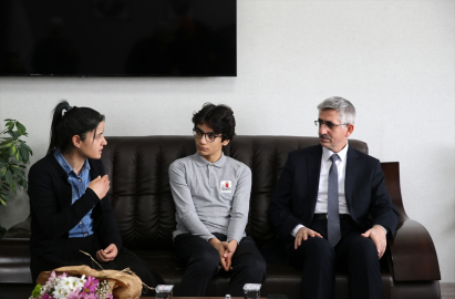 Milli Eğitim Bakan Yardımcısı Yılmaz, projeleri uzayda test edilecek Muşlu öğrencilerle buluştu: