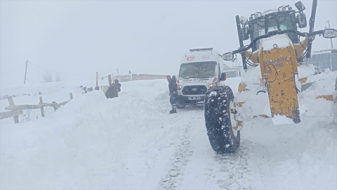 Van&#039;da rahatsızlanan diyaliz hastası ekiplerin çalışmasıyla hastaneye ulaştırıldı