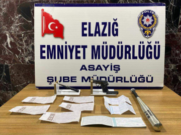 Elazığ&#039;da asayiş operasyonunda yakalanan 3 şüpheli tutuklandı