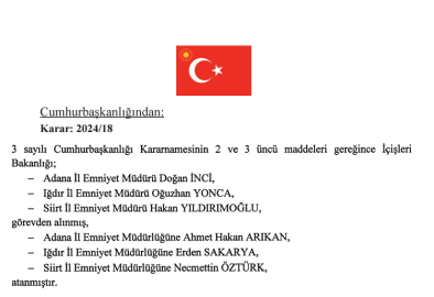 Iğdır İl Emniyet Müdürü değişti! Oğuzhan Yonca'nın yerine atanan Erden Sakarya kimdir?
