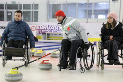 Tekerlekli Sandalye Curling Milli Takımı seçmeleri Erzurum&#039;da tamamlandı