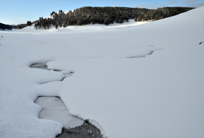 Ardahan&#039;da termometreler gece sıfırın altında 25 dereceyi gösterdi