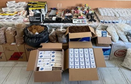 Erzurum&#039;da 350 bin makaron ele geçirildi