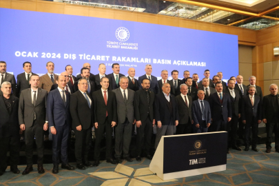 Ticaret Bakanı Ömer Bolat, ocak ayı dış ticaret rakamlarını açıkladı: (1)
