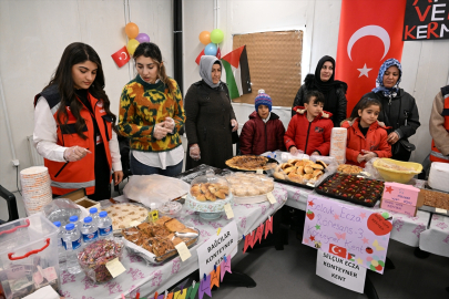 Konteyner kentte yaşayan kadınlardan Gazze için "Ahde Vefa" kermesi