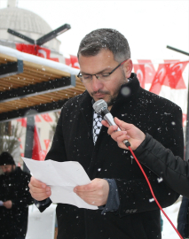 Van'da İsrail'in Gazze'ye yönelik saldırıları protesto edildi