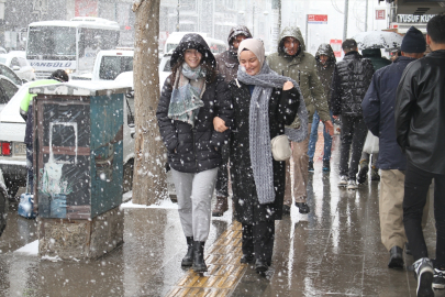 Van'da kar yağışı etkili oluyor