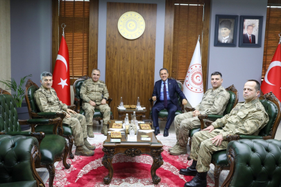 Jandarma Genel Komutan Yardımcısı Korgeneral Koç, Bingöl Valisi Usta&#039;yı ziyaret etti