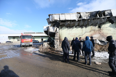 Kars&#039;ta sebze halinde çıkan yangın hasara yol açtı