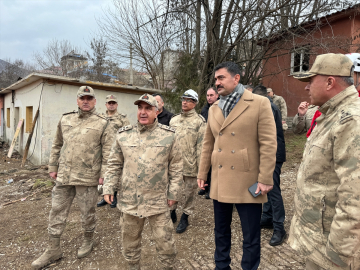 Jandarma Genel Komutan Yardımcısı Korgeneral Koç, Tunceli'de ziyaretlerde bulundu