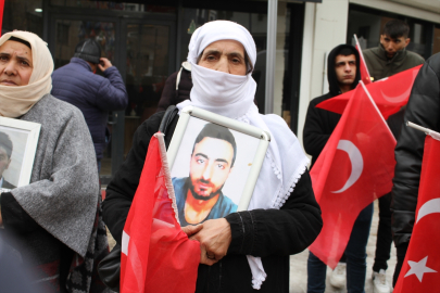 Vanlı aileler DEM Parti İl Başkanlığı önündeki eylemlerini sürdürdü