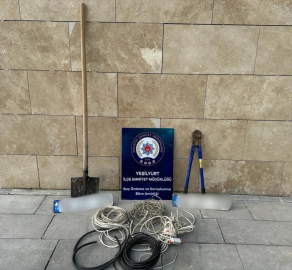 Malatya&#039;da ATM kablosu çalan zanlı tutuklandı