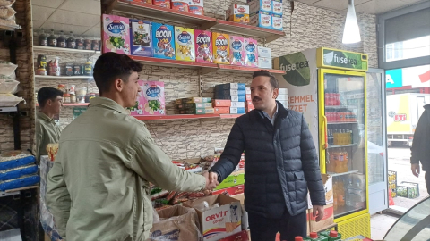Malazgirt Kaymakamı Bayram&#039;dan esnaf ziyareti