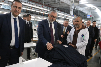Bakan Işıkhan, Malatya&#039;da tekstil fabrikasını ziyaret etti