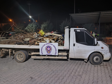 Malatya'da hurda demir çalan 2 şüpheli yakalandı