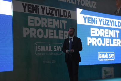 AK Parti Edremit Belediye Başkan Adayı Say, projelerini anlattı
