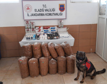 Elazığ'da kaçak tütün operasyonunda 1 şüpheli yakalandı