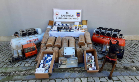 Elazığ&#039;da kaçakçılık operasyonunda 2 şüpheli yakalandı