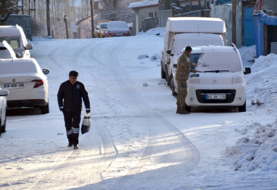 Sarıkamış&#039;ta kar etkili oldu