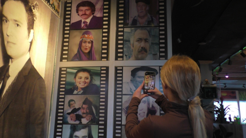 Tatvan'da Yeşilçam nostaljisi konseptiyle açılan kafe ilgi görüyor