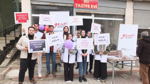 "Genç Yeryüzü Doktorları"ndan Keban&#039;da vatandaşlara sağlık taraması