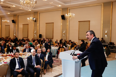 Cumhurbaşkanı Yardımcısı Yılmaz, Bingöl'de iftar programında konuştu: