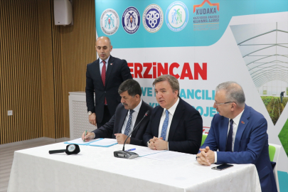 Erzincan&#039;da "Tarım ve Hayvancılık Kırsal Kalkınma Projeleri İmza Töreni" düzenlendi