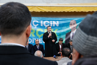 Cumhurbaşkanı Yardımcısı Yılmaz, Bingöl&#039;ün Genç ilçesinde vatandaşlara hitap etti: