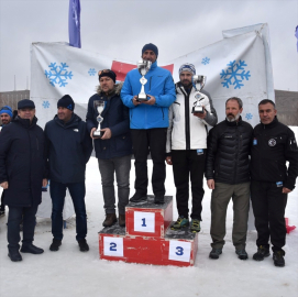 Erzurum&#039;da düzenlenen Kayaklı Koşu Türkiye Şampiyonası sona erdi