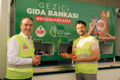 Fairy, "Gezici Gıda Bankası"yla israfı önlerken gıdaları ihtiyaç sahiplerine ulaştıracak