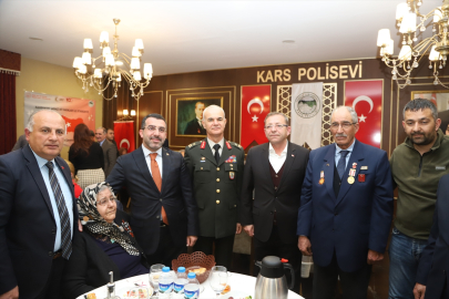 Kars’ta şehit aileleri ve gaziler için iftar programı düzenlendi