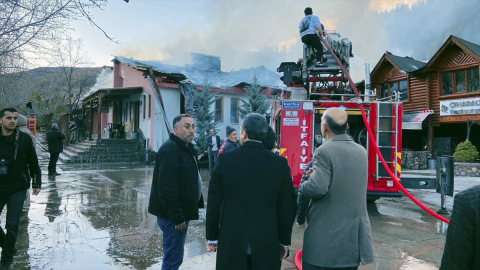 Bingöl&#039;de bir termal tesiste çıkan yangın kontrol altına alındı