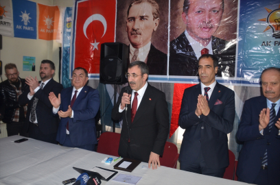 Cumhurbaşkanı Yardımcısı Yılmaz, Muş&#039;un Bulanık ilçesinde vatandaşlara hitap etti: