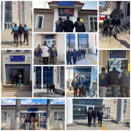 Elazığ&#039;da asayiş operasyonlarında 34 hükümlü yakalandı