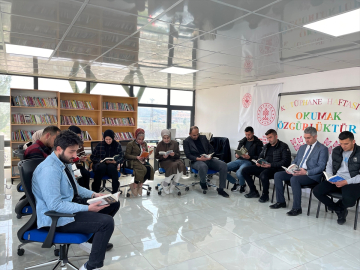 Kale&#039;de kitap okuma etkinliği gerçekleştirildi