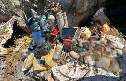 Tunceli'de teröristlere ait mühimmat ve yaşam malzemesi ele geçirildi