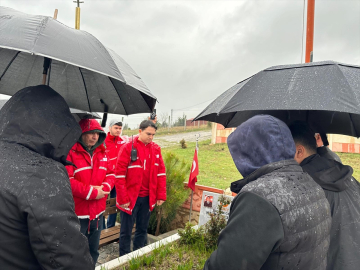 Türk Kızılay Pendik Şubesinden Elazığ&#039;da şehit kabirlerine ziyaret
