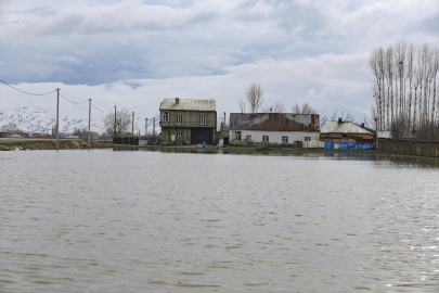 Hakkari&#039;de yağışlar nedeniyle tarım arazileri ve bazı evler su altında kaldı