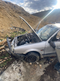 Malatya'da devrilen otomobildeki 6 kişi yaralandı