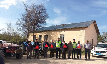 Keban&#039;da jandarmadan trafik eğitimi