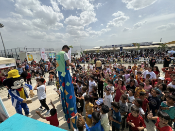 Depremin etkilediği Malatya&#039;da 23 Nisan etkinlikleri sürüyor