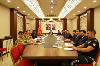 Hakkari'de nisan ayındaki asayiş olayları değerlendirildi