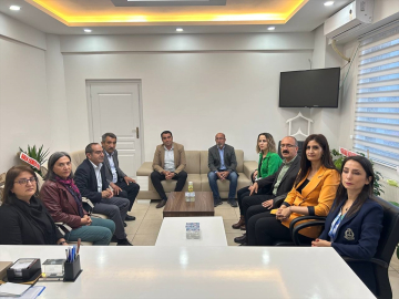 DEM Parti Eş Genel Başkanı Hatimoğulları, Tunceli Belediyesini ziyaret etti