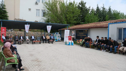 Doğanşehir&#039;de yüzde 75 hibeli kuru fasulye tohumu dağıtıldı