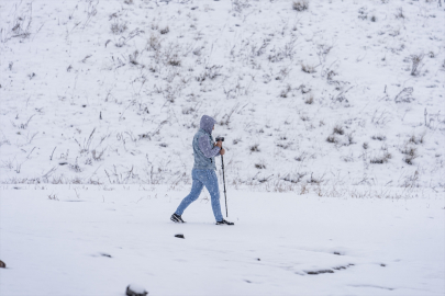 Palandöken&#039;e mayıs ayında lapa lapa kar yağdı