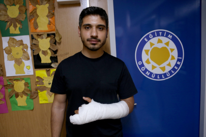 Malatya'da konteyner kentte kalan çocuklara eğitim desteği devam ediyor