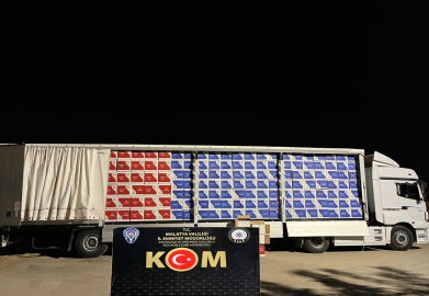 Malatya&#039;da 5 milyon 410 bin makaron ele geçirildi