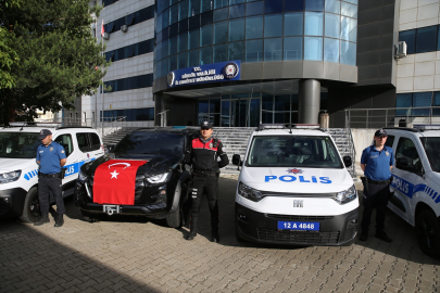 Bingöl Emniyet Müdürlüğüne yeni alınan araçlarla sahadaki ekip sayısı arttırıldı