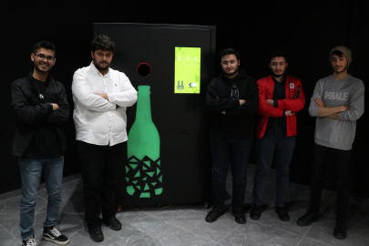 Erzurumlu genç mühendisler, katı atıkları otomatik ayrıştıran makine geliştirdi