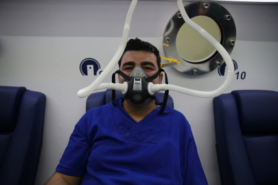 Ayağındaki yara 20 yıldır iyileşmeyen hasta oksijen tedavisiyle sağlığına kavuştu